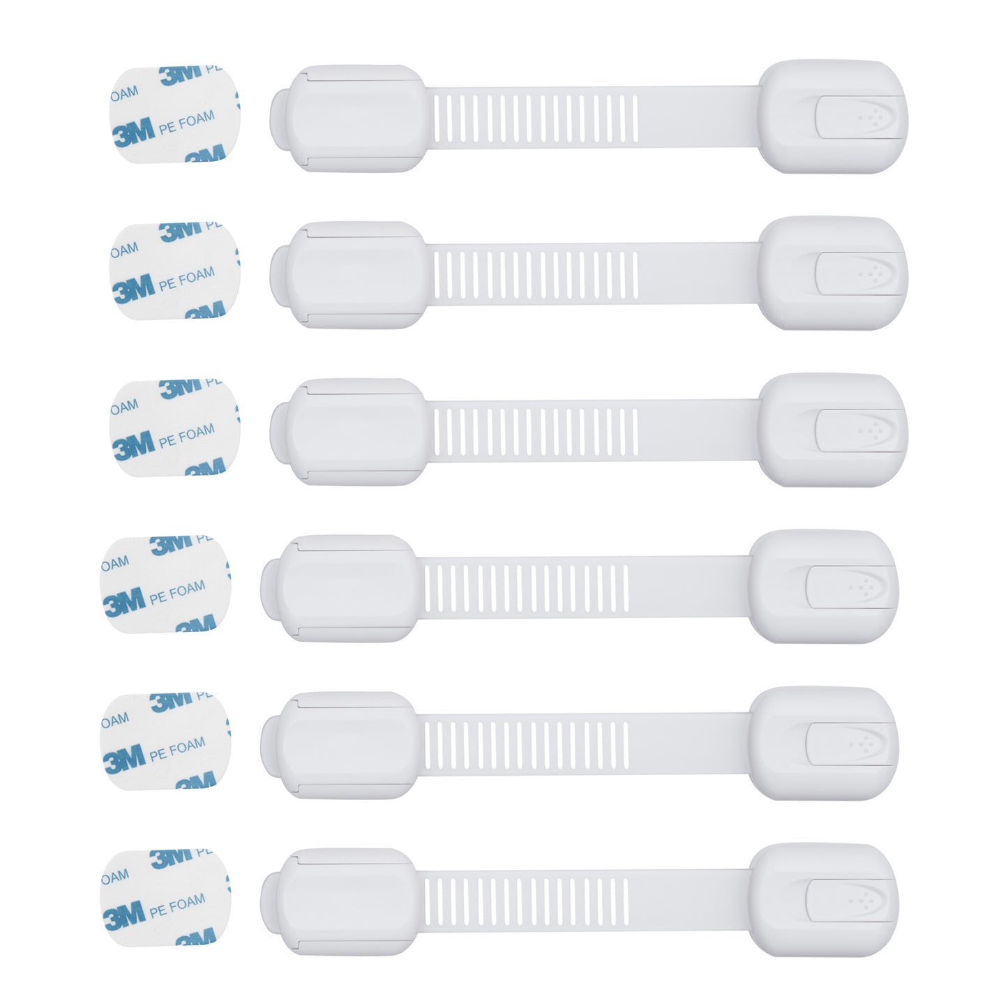 CUTESAFETY Child Safety Locks Grey (6 Pack)