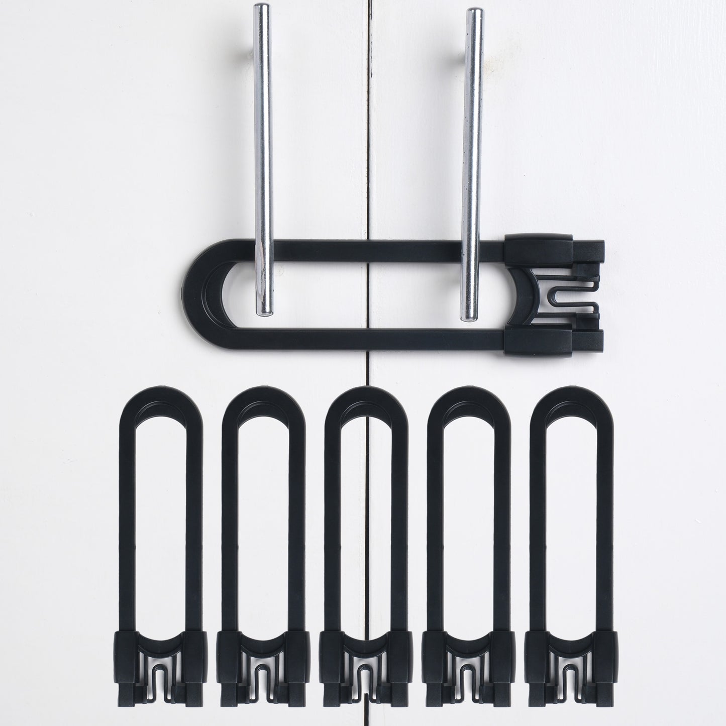 CUTESAFETY Sliding Cabinet Locks Black (6 Pack)