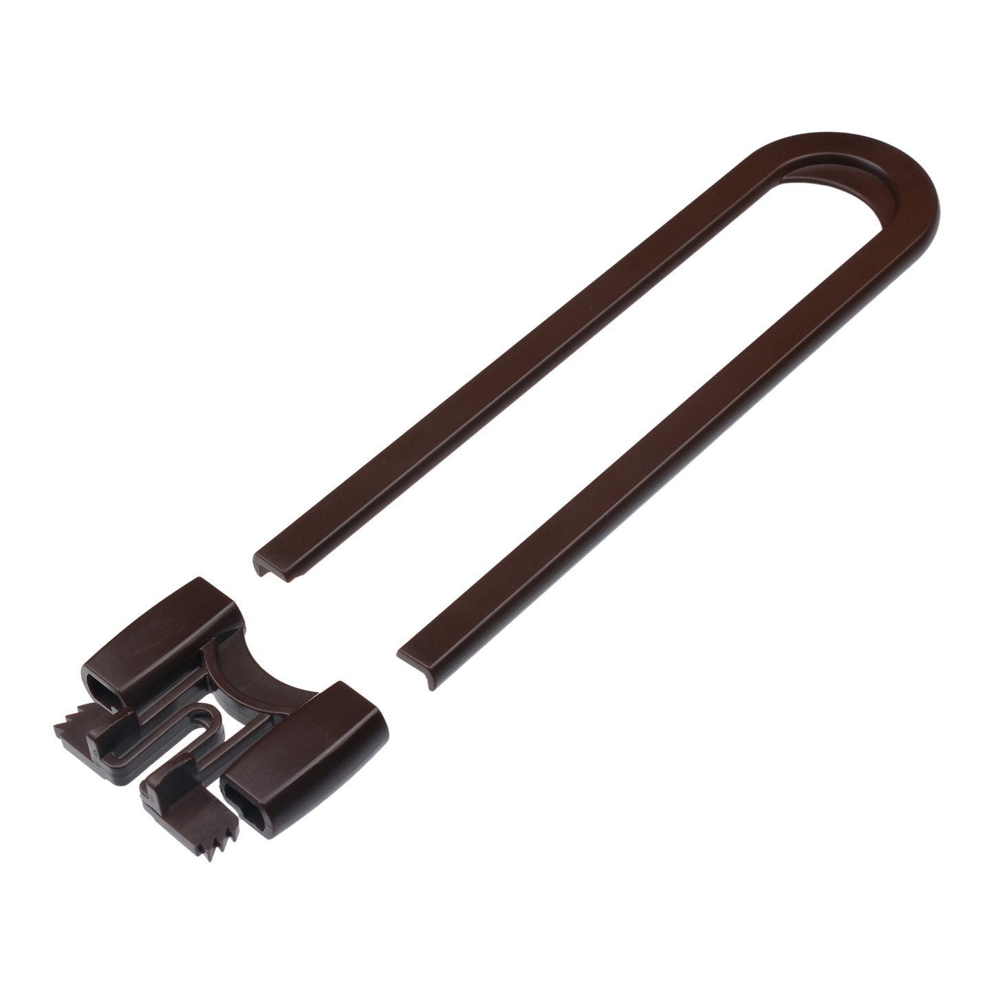 CUTESAFETY Sliding Cabinet Locks Brown (2 Pack)