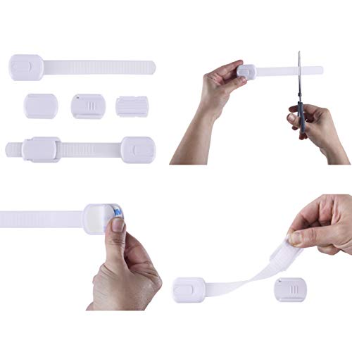 CUTESAFETY Child Safety Locks Grey (6 Pack)