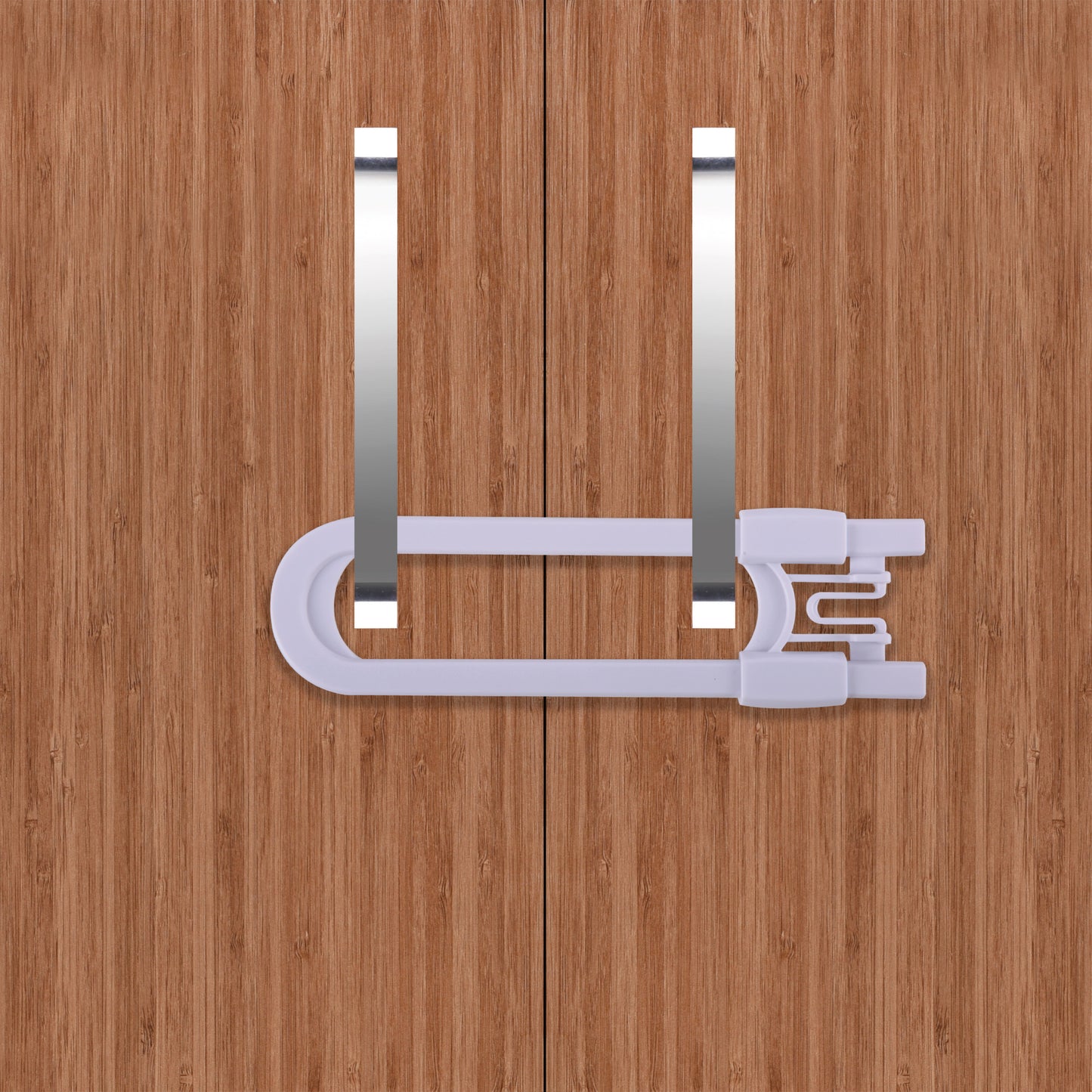 CUTESAFETY Sliding Cabinet Locks White (10 Pack)