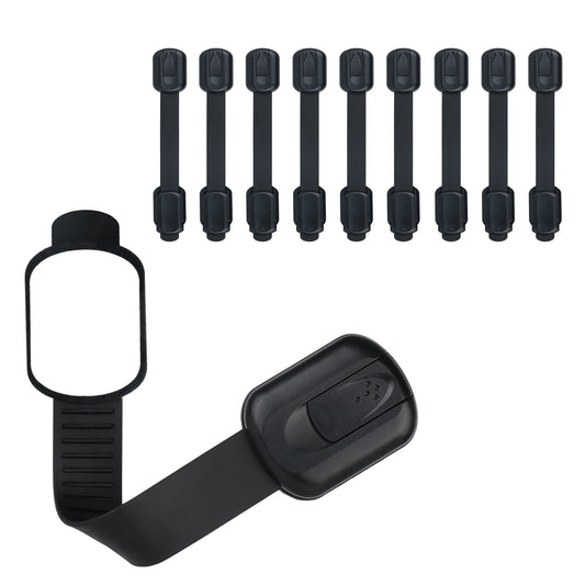 CUTESAFETY Child Safety Locks Black (10 Pack)