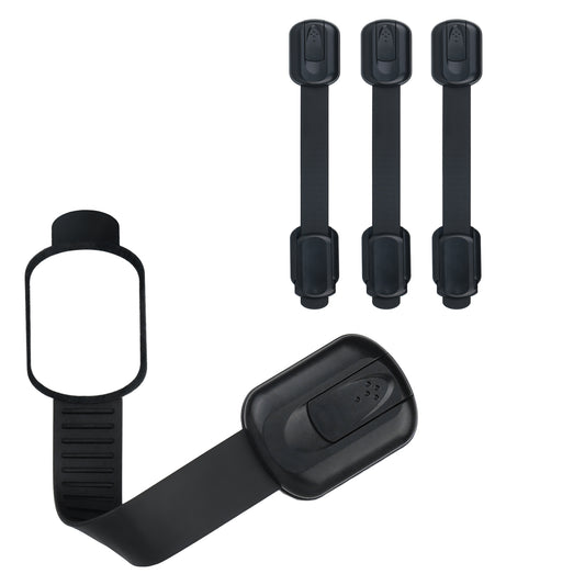 CUTESAFETY Child Safety Locks Black (4 Pack)