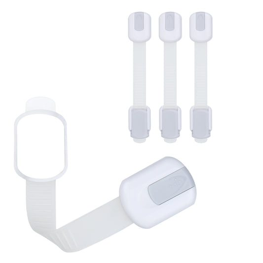 CUTESAFETY Child Safety Locks Gray (4 Pack)