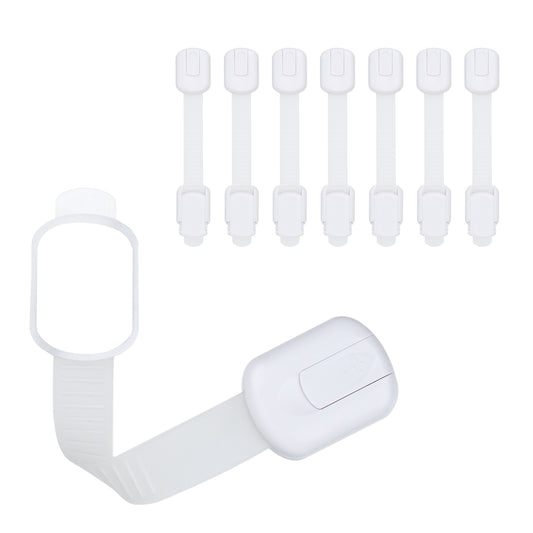 CUTESAFETY Child Safety Locks White (8 Pack)