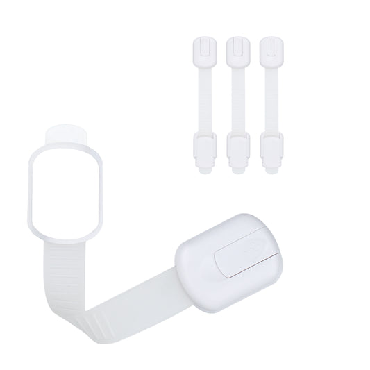 CUTESAFETY Child Safety Locks White (4 Pack)