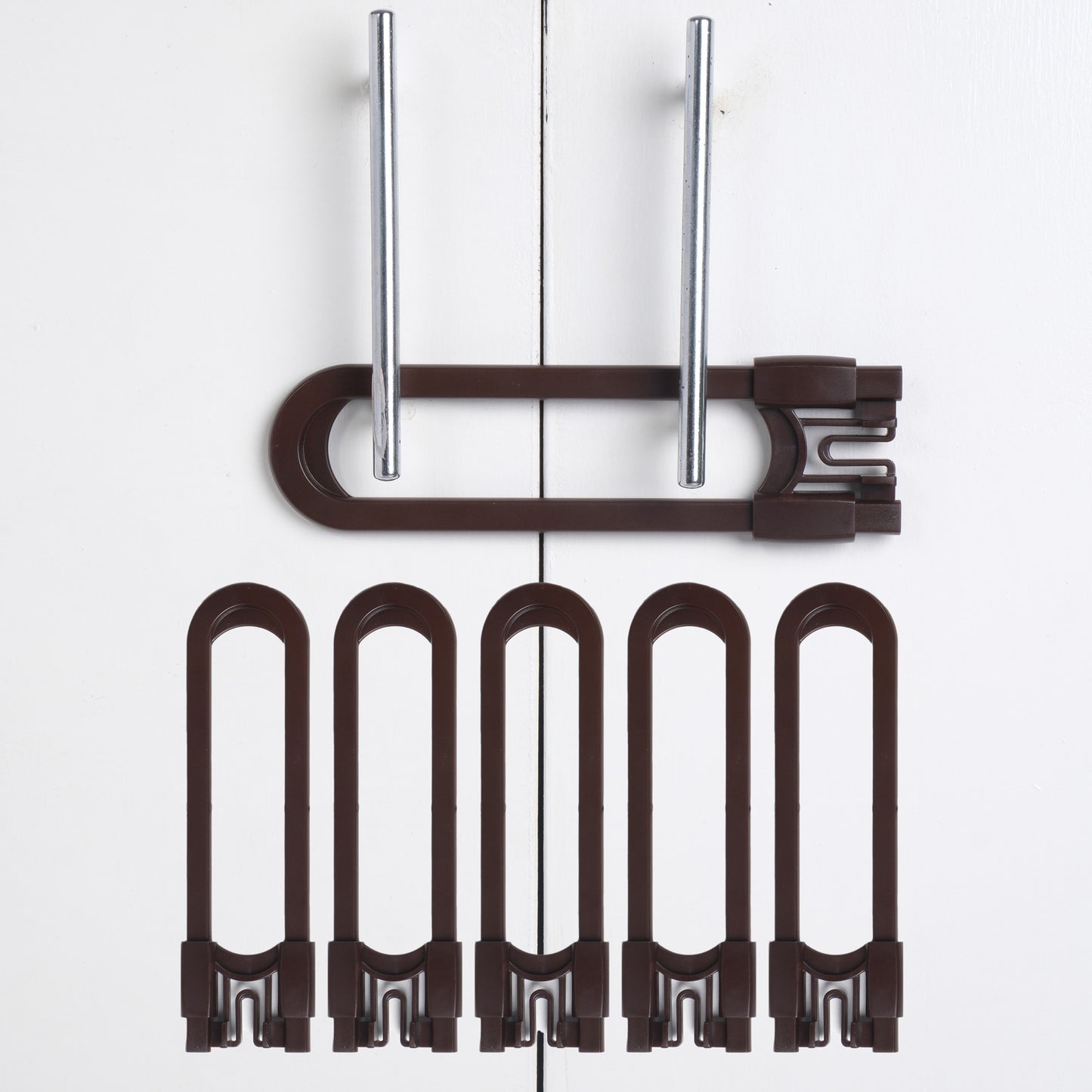 CUTESAFETY Sliding Cabinet Locks Brown (6 Pack)