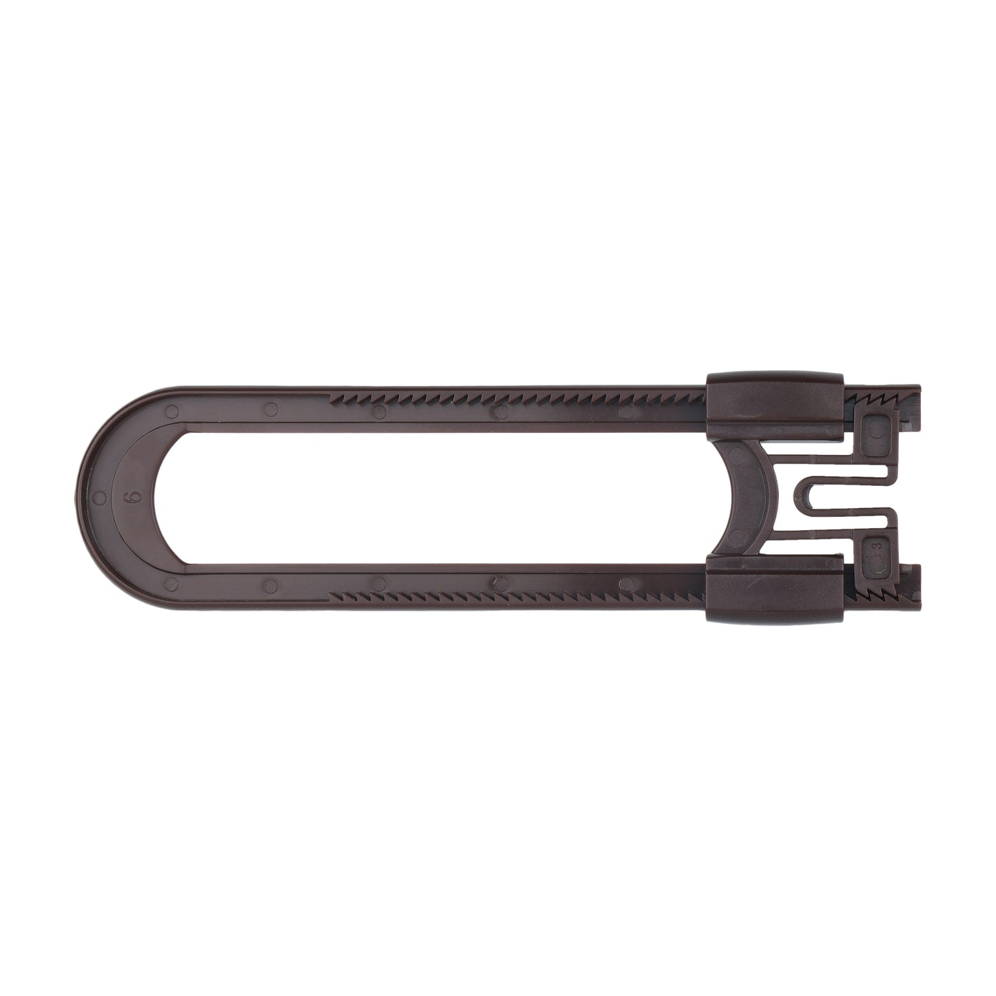 CUTESAFETY Sliding Cabinet Locks Brown (6 Pack)
